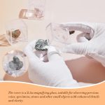 DoubleFill Rock Display Box, Clear Rock Collection Storage with Lid,10 Pack - Image 4