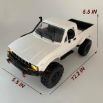 HLSFWDRIVE WPL C24-1 RC Rock Crawler RC Truck 4x4 1/16 Scale All Terrain | RC Crawler Off Road Remote Control Pickup 2.4G RTR with Proportional Throttle Steering Led Light Adult - Image 3