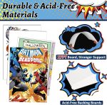 LOTMER 20 Sets Current Comic Book Bags and Boards | Acid-Free 27PT Comic Book Boards and Clear Protector Sleeves for Collectors, Regular Comics and Archival Storage - Image 4