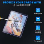 200 Card Sleeves Top Loaders for Cards, 3" x 4" Hard Plastic Toploaders | Baseball Card Protectors, Trading Card Holder for Football Sports Cards (100 Toploaders + 100 Penny Sleeves) - Image 4