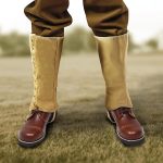 SMONT Canvas Leg Gaiters for Men WWII Reproduction M1936 Hiking Army Khaki Canvas Gaiters Puttee Protection for Legs, 3R - Image 6