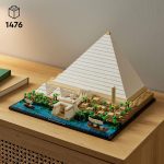 LEGO Architecture Great Pyramid of Giza Set 21058, Home Décor Model Building Kit, Creative DIY Activity, Famous Landmarks Collection - Image 3