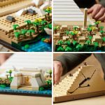 LEGO Architecture Great Pyramid of Giza Set 21058, Home Décor Model Building Kit, Creative DIY Activity, Famous Landmarks Collection - Image 4