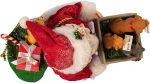 Kurt Adler 10.5-Inch Fabriché™ Adopt-a-Pet Santa with Dog, 2 Piece Set - Image 7