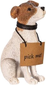 Kurt Adler 10.5-Inch Fabriché™ Adopt-a-Pet Santa with Dog, 2 Piece Set - Image 8