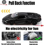 TOKAXI 1/36 Scale Lamborghini Revuelto Diecast Cars Models,Pull Back Vehicles Lamborghini Revuelto Toy Cars,Cars Gifts for Boys Girls - Image 5