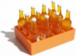 Miniature Beer Bottles Set, 12 Mini Beverage Display Props with Tray - Image 9