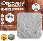 Discovery Colossal Fossil Dig Set, 15-Piece Archeology Excavation Kit, Uncover Real Shark Teeth and More, STEM Toys for Boys and Girls - Image 5