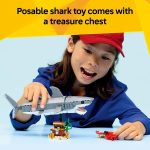 LEGO Creator Fierce Shark with a Treasure Chest Building Toy for Boys & Girls - Kids Build a Shark, Fish, or Manta Ray Animal Figure - Bedroom or Shelf Decor for Ages 8+ - 31381 - Image 6