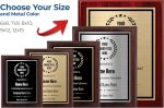 Award Plaques Personalized with Your Text, Engraved 6x8 Gold & Black | Customized Plaque for Employee Appreciation, Recognition, Retirement, Service, Thank You, Custom Awards for Coworkers - Image 5