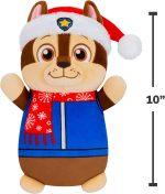 Squishmallows Original Paw Patrol 10in Holiday Chase HugMees – Ultrasoft Official Jazwares Plush (Medium-Sized) - Image 5