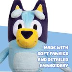 Bingo & Bluey Plush Toys 2-Pack, Soft Deluxe Fabric, Embroidered | Cuddly stuffed animals for show time, story time, or naps; Bluey toys for preschoolers and fans ages 3+ - Image 5