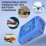 B6AC 80W Lipo Battery Balance Charger 6A Discharger, RC Hobby LiPo/Li-ion/Life NiMH/NiCd Digital Battery Balance Charger with AC Power Supply - Image 4