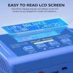 B6AC 80W Lipo Battery Balance Charger 6A Discharger, RC Hobby LiPo/Li-ion/Life NiMH/NiCd Digital Battery Balance Charger with AC Power Supply - Image 5