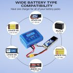 B6AC 80W Lipo Battery Balance Charger 6A Discharger, RC Hobby LiPo/Li-ion/Life NiMH/NiCd Digital Battery Balance Charger with AC Power Supply - Image 6