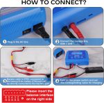 B6AC 80W Lipo Battery Balance Charger 6A Discharger, RC Hobby LiPo/Li-ion/Life NiMH/NiCd Digital Battery Balance Charger with AC Power Supply - Image 9