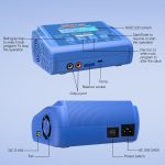B6AC 80W Lipo Battery Balance Charger 6A Discharger, RC Hobby LiPo/Li-ion/Life NiMH/NiCd Digital Battery Balance Charger with AC Power Supply - Image 10
