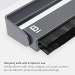 Record Cleaner Brush - Carbon Fiber Anti-Static Vinyl Brush | Soft Conductive Bristles for Gentle Vinyl Record Cleaning & Dust Removal - Essential Record Player Accessories for Turntables - Image 5