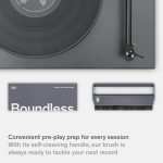 Record Cleaner Brush - Carbon Fiber Anti-Static Vinyl Brush | Soft Conductive Bristles for Gentle Vinyl Record Cleaning & Dust Removal - Essential Record Player Accessories for Turntables - Image 10