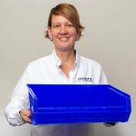 Akro-Mils 30255 AkroBins Plastic Storage Bins, 11"x16"x5", Clear, 6-Pack | Space-Saving Stackable Bins for Garage, Pantry, Craft Organization - Image 3