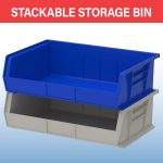 Akro-Mils 30255 AkroBins Plastic Storage Bins, 11"x16"x5", Clear, 6-Pack | Space-Saving Stackable Bins for Garage, Pantry, Craft Organization - Image 5