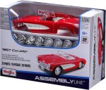 Maisto 1:24 Scale Assembly Line 1957 Chevrolet Corvette Diecast Model Kit - Image 9