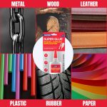 (2-in-1) Super Glue with Brush Applicator & Nozzle, Mess Free Superglue Brush, Instant Never Dries, 3000 CPS Ca Glue, No Stain Clear Glue, Super Glue for Plastic, Rubber & More - Image 5