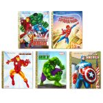 Marvel Super Heroes Little Golden Book Library: 5-Book Boxed Set: Spider-Man, Hulk, Iron Man, Captain America, The Avengers - Image 4