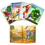 Marvel Super Heroes Little Golden Book Library: 5-Book Boxed Set: Spider-Man, Hulk, Iron Man, Captain America, The Avengers - Image 5