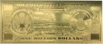 Miss Lady Liberty 1 Million Dollars Original 24K Gold Plated Bill Collectible Banknotes for Decoration - Image 5