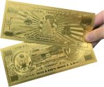 Miss Lady Liberty 1 Million Dollars Original 24K Gold Plated Bill Collectible Banknotes for Decoration - Image 6