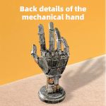 Cyberpenk Silverhand Mechanical Hand, Gaming Controller Holder Stand Punk Style Steampunk Modern Home Decor Gaming Room Decor Resin Art Gift - Image 4