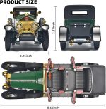 RZAPE 1/24 Diecast Cars, Phantom Generation Vintage Model Toy Car (Green - Image 3