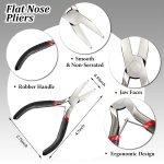 honoson 10 Pcs Metal Earth Tool Kit Pliers Bending Tools for 3D Metal Model | Flat Nose, Needle Nose & Nozzle Pliers, Tab Edge Cylinder Cone Bending, Fits Metal Jigsaw Puzzle Assembly - Image 5