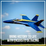 Postage Stamp F/A-18C Hornet Blue Angels – 1/150 Scale Die-Cast Metal Jet Model with Display Stand – Officially Licensed US Navy Collectible Aircraft for Adults Ages 14+ - Image 6