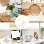 4Pcs Acrylic Easel Display Stand with Adjustable Metal Arms, Crystal Geode Stand for Gemstones Fossils Minerals (2.4 × 2.4 × 3.5 Inch) - Image 7