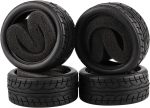 8pcs 1/10 on Road Soft Tires Tyres Fit for RC 1:10 Touring On Road Car Wheels Rim Black - Image 4