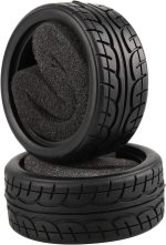 8pcs 1/10 on Road Soft Tires Tyres Fit for RC 1:10 Touring On Road Car Wheels Rim Black - Image 5
