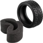 8pcs 1/10 on Road Soft Tires Tyres Fit for RC 1:10 Touring On Road Car Wheels Rim Black - Image 6
