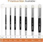 Nicpro Dry Brush Miniature Painting, 7 Sizes Drybrush with Storage Case | Professional Drybrush Set, Hobby Detail Paint Brushes, For Tabletop & Wargames Miniatures Models Figures - Image 7