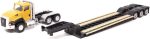 Diecast Masters | 1:87 Scale Cat CT660 Day Cab Tractor with Lowboy Trailer and Cat 163H Motor Grader | Model 84414 - Image 7