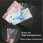MUDOR Dollar Bill Holders for Collectors,100 Pack Paper Money Sleeves | PP Material,Currency Banknotes Protector Holder with Storage Case - Image 4