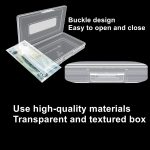 MUDOR Dollar Bill Holders for Collectors,100 Pack Paper Money Sleeves | PP Material,Currency Banknotes Protector Holder with Storage Case - Image 5