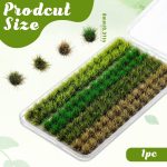 120 PCS Gamers Grass, Static Grass, Diorama Supplies for DIY Landscape | Miniature Grass, Terrain Model Kit for Diorama, Landscape Railroad, Train Scenery, War Gaming Terrain, DIY Landscape - Image 3