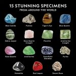 National Geographic Rock Collection Box with 15 Gemstones and Crystals | 15 Gemstones and Crystals, Storage Box, Geology Learning, Crystal Collection, Rock Identification, Birthday Gift - Image 4