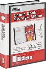 Dunwell Comic Book Storage Album, 6 Sleeves, Acid-Free Binder | 6 Super Heavyweight Sleeves, Fits Current & Silver Age Comics, Clear View Cover & Spine - Image 8