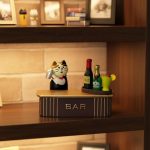 Funny Miniature Cat Bartender Figurines with Cocktail Bar for Office Desk Accessories, Unique Cat Gift for Cat Lovers (Bar Set) - Image 4