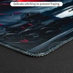 Bloss Japanese Mouse Pad Gaming, Anime Large Mousepad with Stitched Edge | Non-Slip, Smooth Mouse Tracking, Personalized Art, Gaming / Work / Home, 0.12 Inch Thick, Dark Style - Image 7