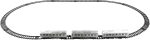 New York MTA New York City 3 Pc. Battery Operated Train Set with Track ,39" X 25",Silver - Image 3