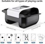 JOSTART Automatic Card Shuffler - 2 Deck USB-C Rechargeable Electric Shuffler, Dual Modes, Low Noise for Poker, Bridge, Texas Hold'em, Phase 10 - Family Game Night Essential - Image 5